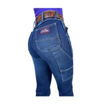 Calça Feminina Carpinteira Os Boiadeiros Super Stone Ref:593
