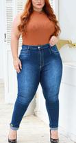 Calça Feminina Casual Tendência Moda Jeans Bumbum Empinado