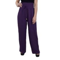 Calça Feminina Champagne Pantalona Roxo Uva - 2355 Calça Feminina Champagne Pantalona Roxo Uva - 2355