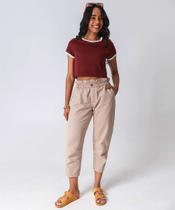 Calça Feminina Clochard Sarja Bege-36038