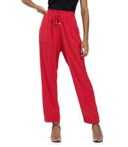 Calça Feminina Com Bolso Endless Vermelho