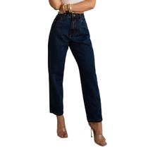 Calça Feminina Consciência Jeans Mom Escura - 00101
