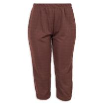 Calça Feminina Corsário Helanca Capri Lisa Elástico Senhora