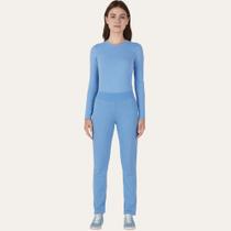 Calça Feminina Cós Elástico Em Moletom Stretch Flanelado Malwee