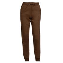 Calça Feminina Desayner Moletom Básica Marrom