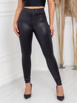 Calça Feminina Disco Hot Pants Cintura Alta Cirrê