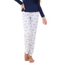 Calça Feminina E-Pijama By Sepie 5094 Poloviscose com Elastano - Heart Sheeps