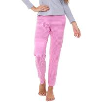 Calça Feminina E-Pijama By Sepie 5116 Viscolycra - Pink Stripes Calça Feminina E-Pijama By Sepie 5116 Viscolycra - Pink Stripes