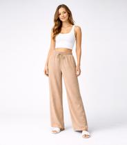 Calça Feminina Em Air Flow Renaluci Bege Calça Feminina Em Air Flow Renaluci Bege