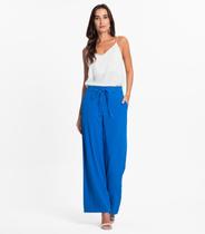 Calça Feminina Em Crepe Light Endless Azul