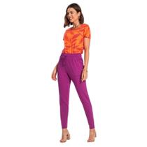 Calça Feminina Em Molecotton Rovitex Roxo Calça Feminina Em Molecotton Rovitex Roxo