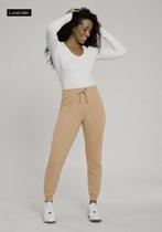 Calça feminina em moletom apeluciada lunender 00317