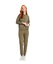 Calça Feminina Em Moletom Cós Duplo Talhado Ribana