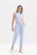Calça feminina em moletom essendi P
