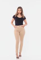 Calça feminina em Sarja com elastano 7897 Bege