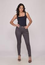 Calça Feminina em Sarja Com Elastano 7914 Chumbo Bella Canvas