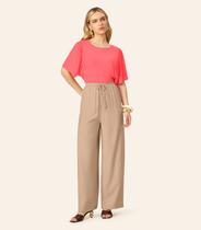 Calça Feminina Em Tecido Alfaiataria Endless Bege