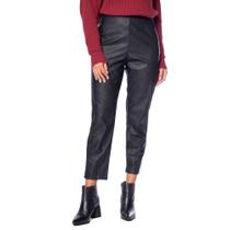 Calça Feminina Endless em PU Preto Calça Feminina Endless em PU Preto