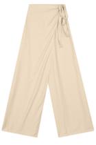 Calça feminina envelope sarjada Essendi -Natural Calça feminina envelope sarjada Essendi -Natural