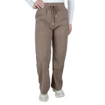 Calça Feminina Facinelli By Mooncity Cotelê Cacau - 240535 Calça Feminina Facinelli By Mooncity Cotelê Cacau - 240535
