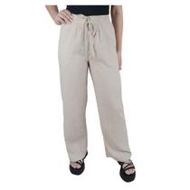 Calça Feminina Facinelli By Mooncity Pantalona Bege - 290031