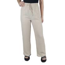 Calça Feminina Facinelli By Mooncity Pantalona Bege - 290032
