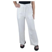 Calça Feminina Facinelli By Mooncity Pantalona Branca 290032