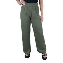 Calça Feminina Facinelli By Mooncity Pantalona Verde 290055