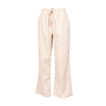 Calça Feminina Facinelli Wide Leg Textura Listras Areia Calça Feminina Facinelli Wide Leg Textura Listras Areia