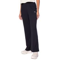 Calça Feminina Fila Wide Essentials Canelado Preto Calça Feminina Fila Wide Essentials Canelado Preto