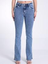 Calça Feminina Flare Abertura Lateral Revanche Ca.Fem.00519 Calça Feminina Flare Abertura Lateral Revanche Ca.Fem.00519