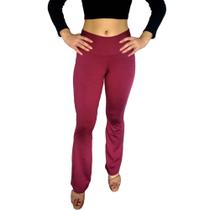 Calça Feminina Flare Bailarina Cós Suplex - Pp Ao Plus Size - Serdan Confecções