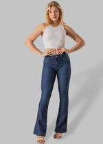 Calça Feminina Flare Básica Bivik Jeans
