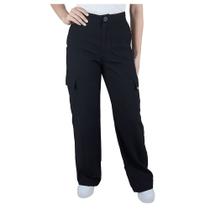 Calça Feminina FreeSurf Cargo Preta - 128031 Calça Feminina FreeSurf Cargo Preta - 128031