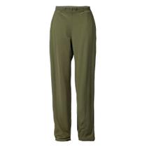 Calça Feminina Giraffe Malha Reta Bolsos Verde Militar