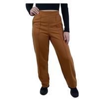Calça Feminina Giraffe Moletom Marrom Ocre - 32586