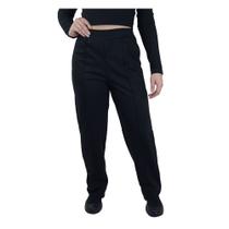 Calça Feminina Giraffe Moletom Preta - 32586