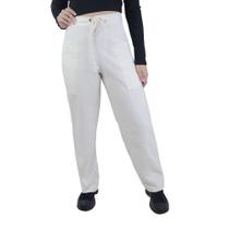 Calça Feminina Giraffe Wide Leg Branca - 32624 Calça Feminina Giraffe Wide Leg Branca - 32624