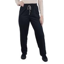 Calça Feminina Giraffe Wide Leg Preta - 32581