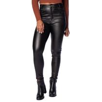 Calça Feminina Hansez Skinny Resinada Pu Preto Calça Feminina Hansez Skinny Resinada Pu Preto