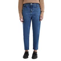 Calça Feminina Hering Jeans Reta Cropped - H9KH