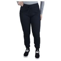 Calça Feminina Hirlogs Jogger Moletom Preta - 238A