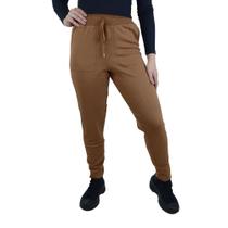 Calça Feminina Iaraline Tricot Marrom Caramelo - 5517