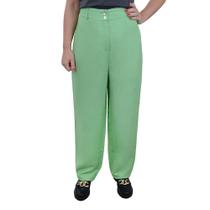 Calça Feminina Infini Social Linho Verde - 73456