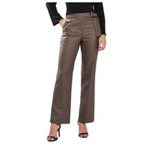 Calça Feminina Infini Xadrez Marrom - 74733