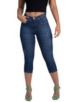 Calça Feminina Jeans Capri Skinny Modeladora Niina Safira