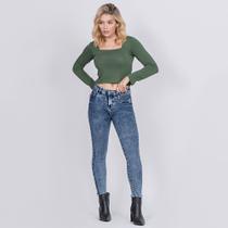 Calça Feminina Jeans Cigarrete BK41596- - Bokker