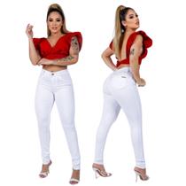 Calça Feminina JEANS Com Lycra e elastano Skinny - NEW LOVE JEANS