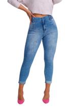 Calça Feminina Jeans Cropped Street Confort Zafira
