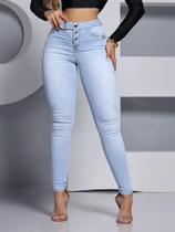 CALÇA FEMININA JEANS EMPINA BUMBUM CÓS ESTILOSO CELEBRATION Ref: 83584